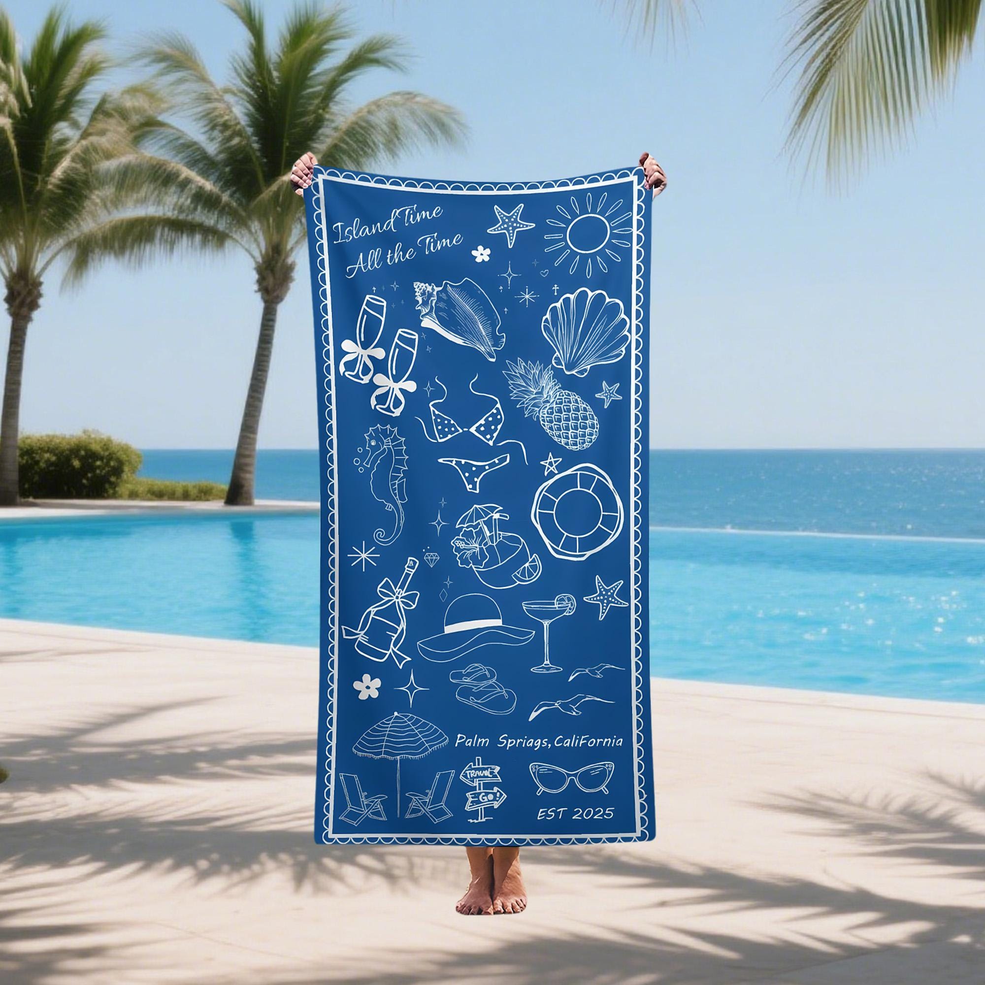 Bachelorette Party Pool Towel,friends Beach Trip Gift, Vacation Towels,bachelorette Trip Gift,beach Towels,bride Beach Towels